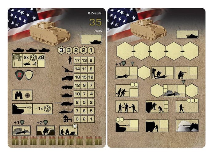 Zdjęcie dodatkowe produktu M2A2 Bradley U.S. Infantry Fighting Vehicle 1:100 Zvezda 7406