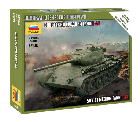 Zdjęcie główne produktu T-44 Soviet medium tank 1:100 Zvezda 6238