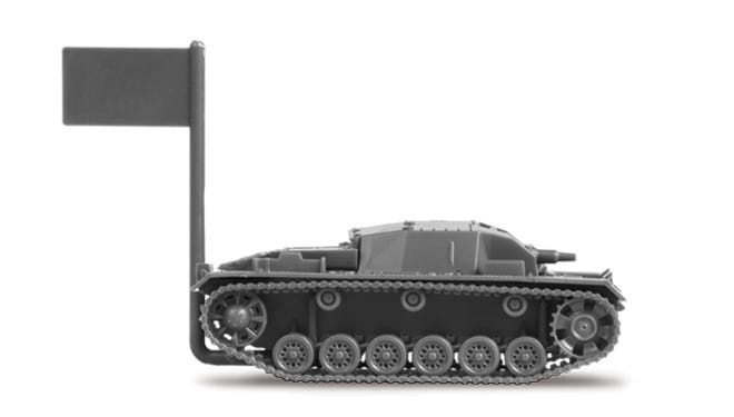 Zdjęcie dodatkowe produktu Sturmgeschutz III Ausf. B 1:100 Zvezda 6155