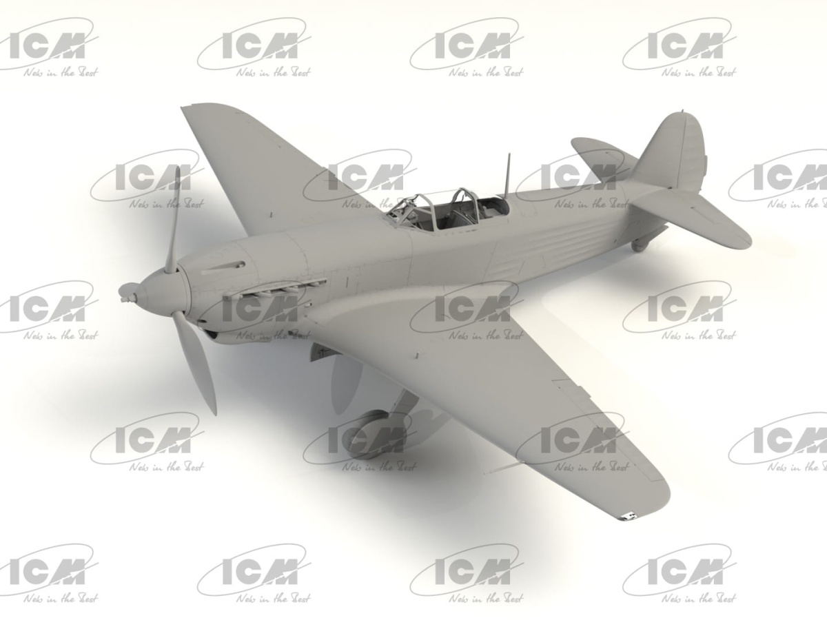 Zdjęcie dodatkowe produktu Yak-9T (WWII Soviet fighter) 1:32 ICM 32090