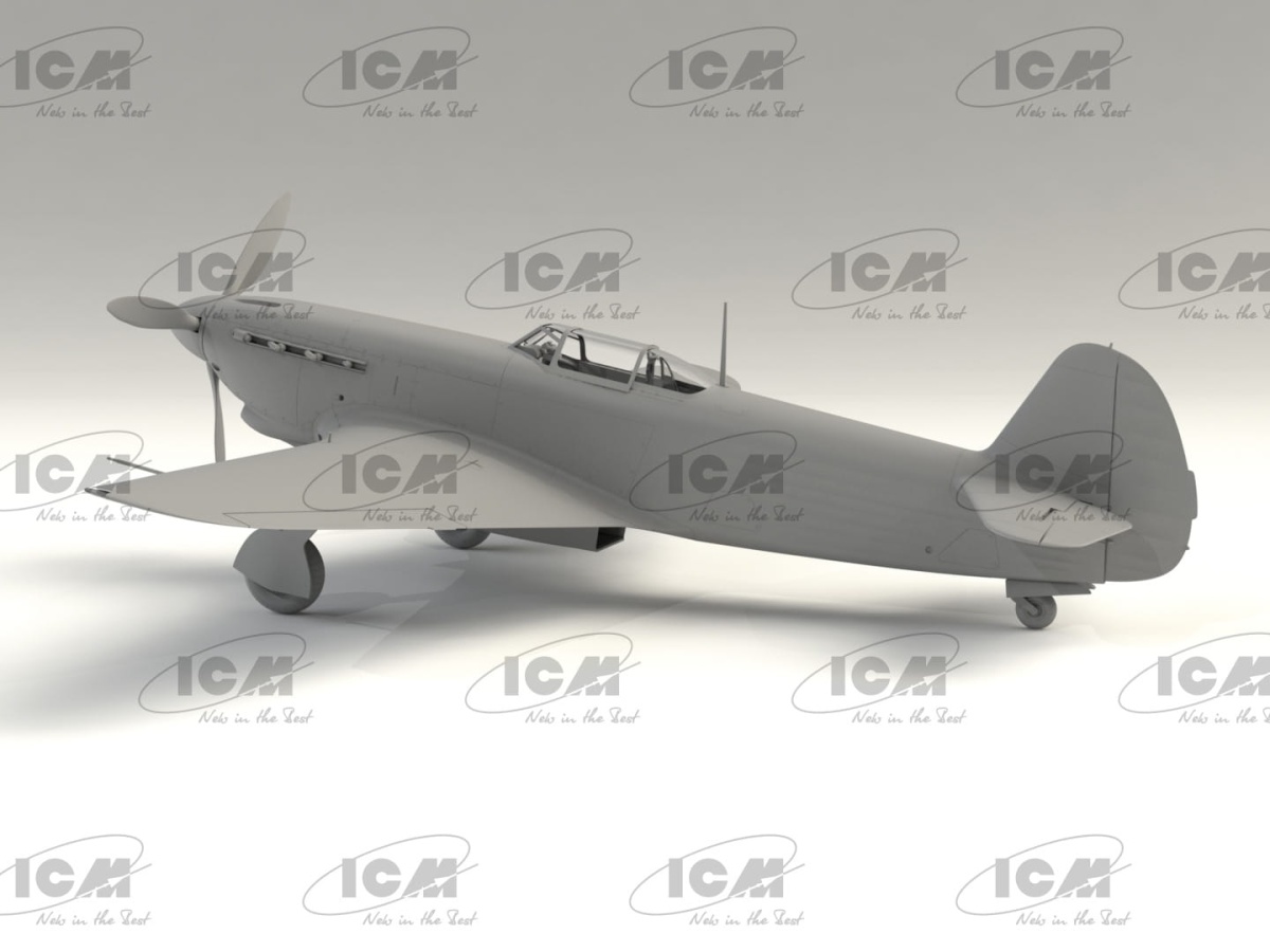 Zdjęcie dodatkowe produktu Yak-9T (WWII Soviet fighter) 1:32 ICM 32090