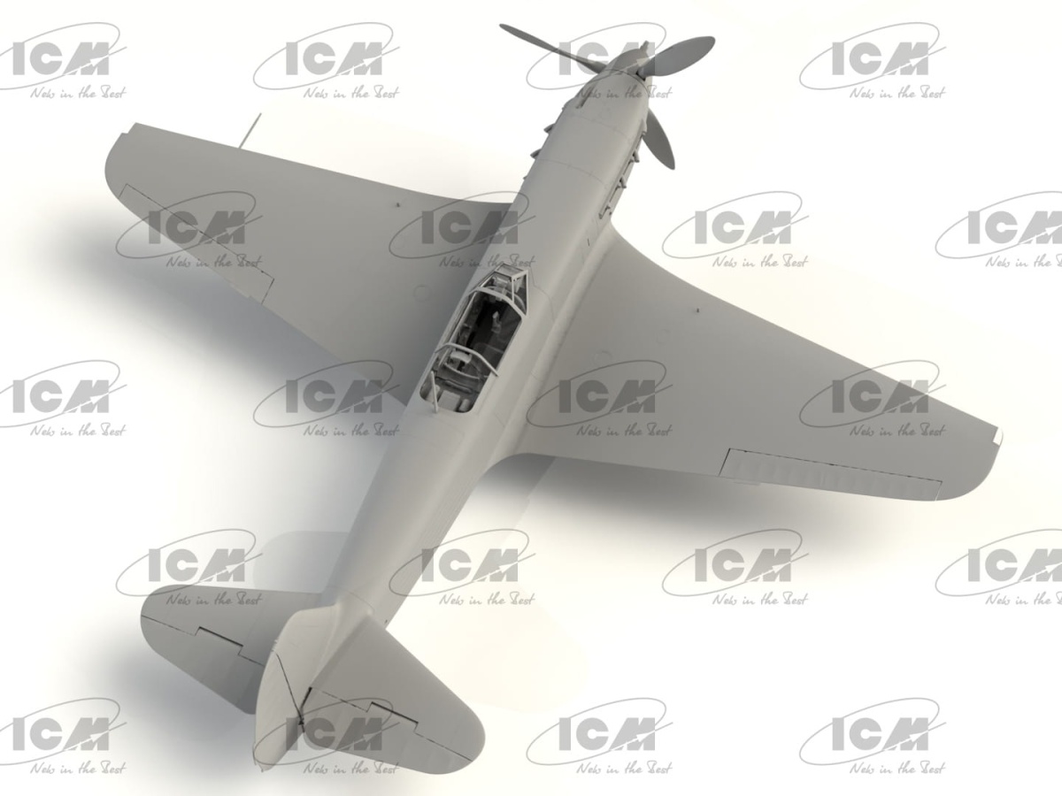 Zdjęcie dodatkowe produktu Yak-9T (WWII Soviet fighter) 1:32 ICM 32090