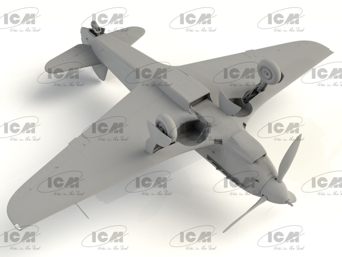 Zdjęcie dodatkowe produktu Yak-9T (WWII Soviet fighter) 1:32 ICM 32090