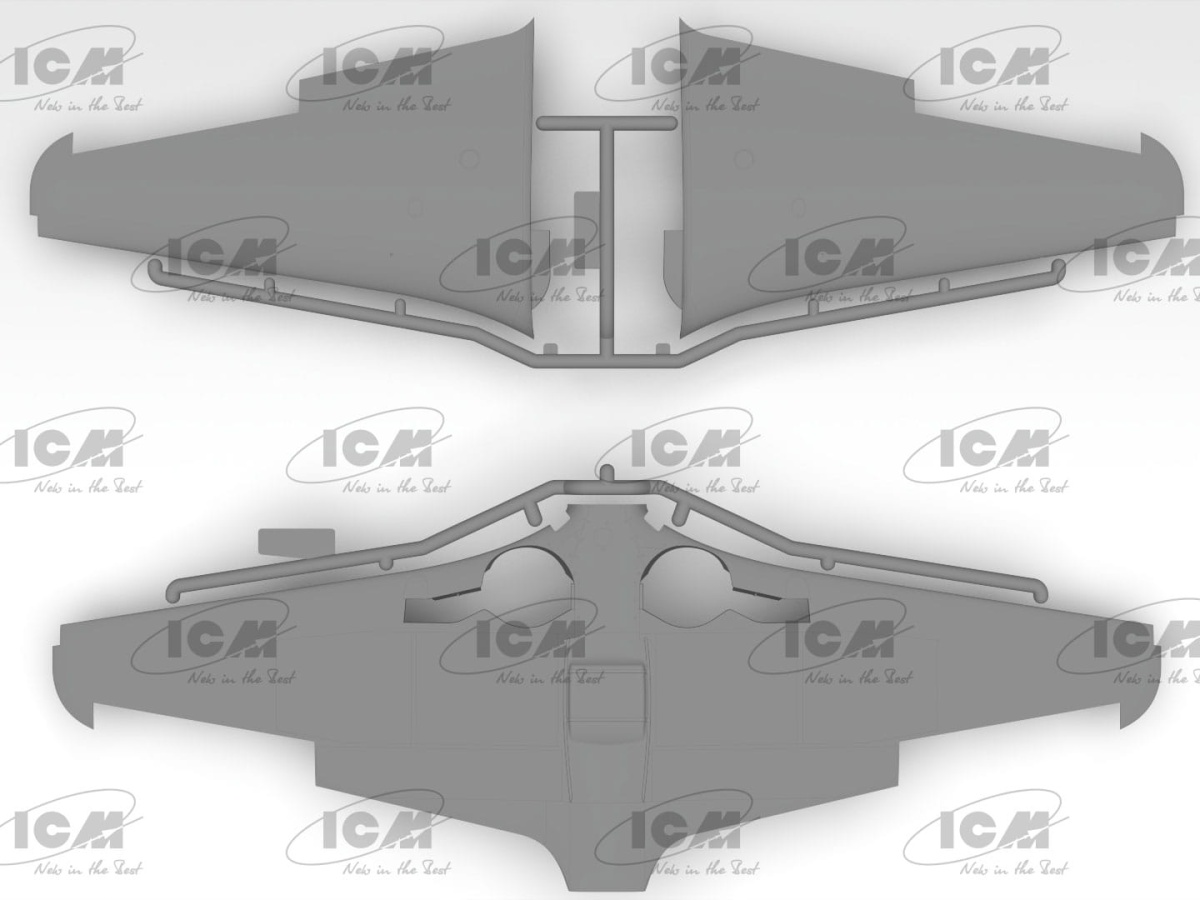 Zdjęcie dodatkowe produktu Yak-9T (WWII Soviet fighter) 1:32 ICM 32090