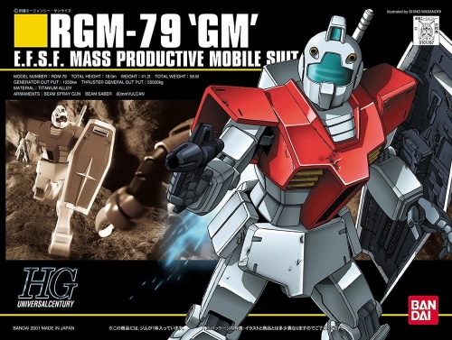 Gunpla RGM-79 GM HGUC 1:144