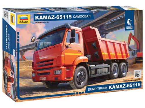 Kamaz 65115 wywrotka 1:35 Zvezda 3650