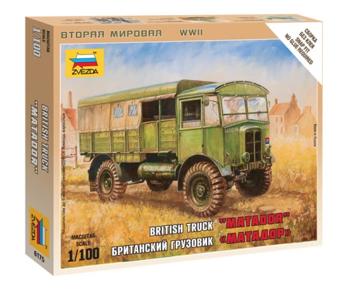 Matador British truck 1:100 Zvezda 6175