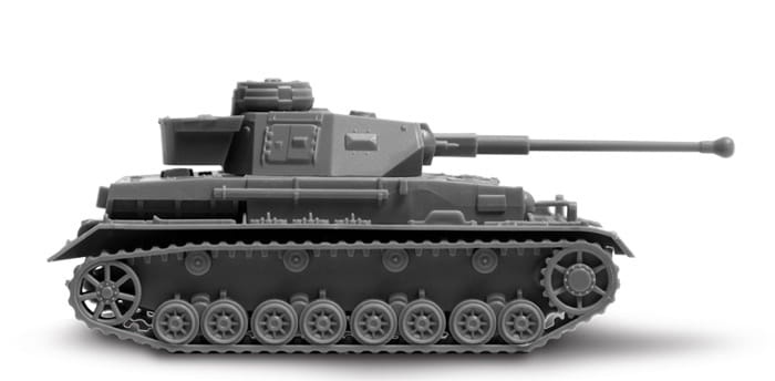 Zdjęcie dodatkowe produktu Panzerkampfwagen IV Ausf. F2 1:100 Zvezda 6251