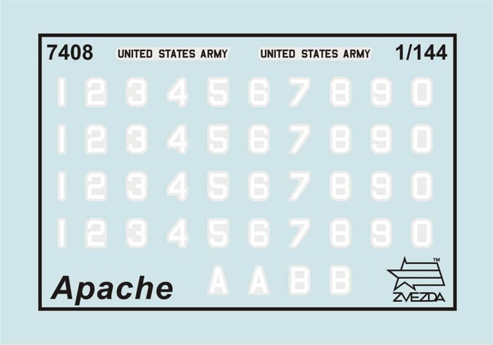 Zdjęcie dodatkowe produktu AH-64 Apache 1:144 Zvezda 7408