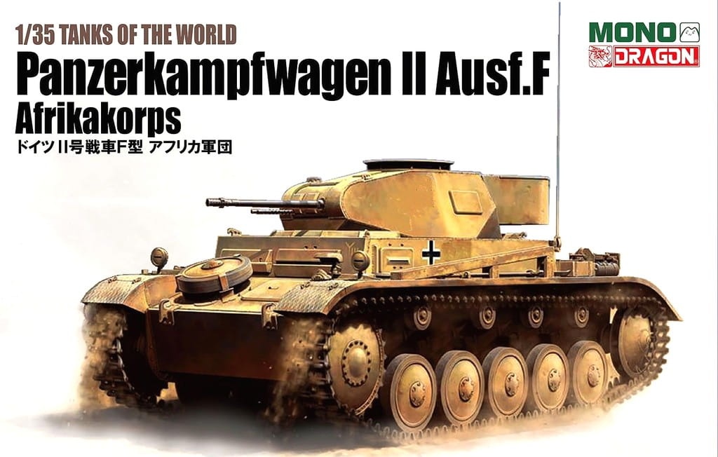 Zdjęcie główne produktu Panzerkampfwagen II Ausf. F 1:35 Dragon MD-002