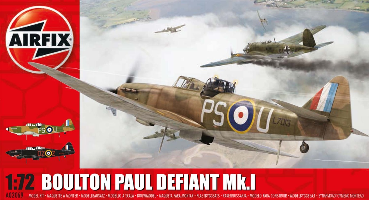 Zdjęcie główne produktu Boulton Paul Defiant Mk.I 1:72 Airfix 02069