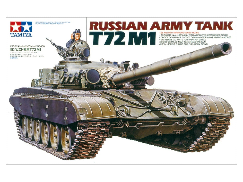 Zdjęcie główne produktu T72M1 Russian Tank 1:35 Tamiya 35160