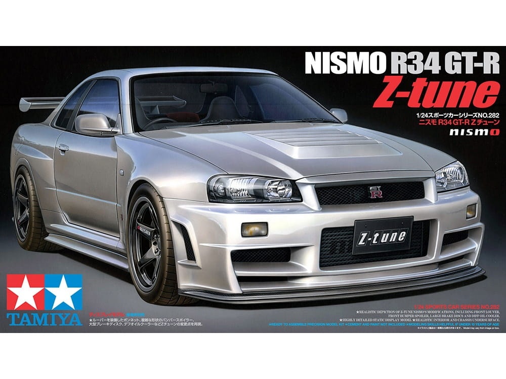 Zdjęcie dodatkowe produktu Nissan Skyline R34 GT-R Nismo Z-tune 1:24 Tamiya 24282