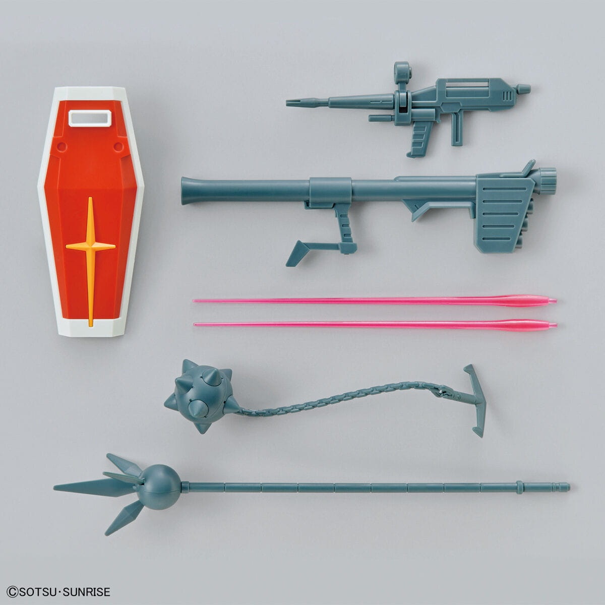 Zdjęcie dodatkowe produktu Gunpla RX-78-2 Gundam (Full Weapon Set) EG 1:144