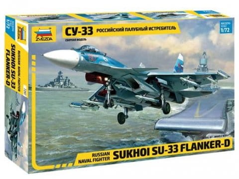 Sukhoi Su-33 Flanker-D 1:72 Zvezda 7297
