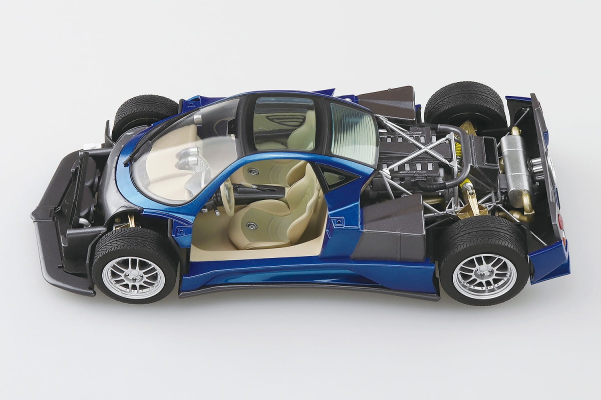 Zdjęcie dodatkowe produktu Pagani Zonda C12S 1:24 Aoshima 056028