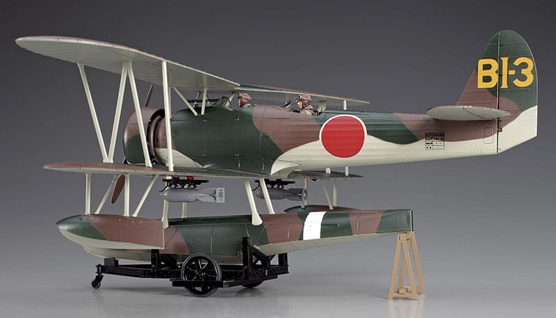 Zdjęcie dodatkowe produktu Nakajima E8N1 Typ 95 (hydroplan) 1:48 Hasegawa JT97