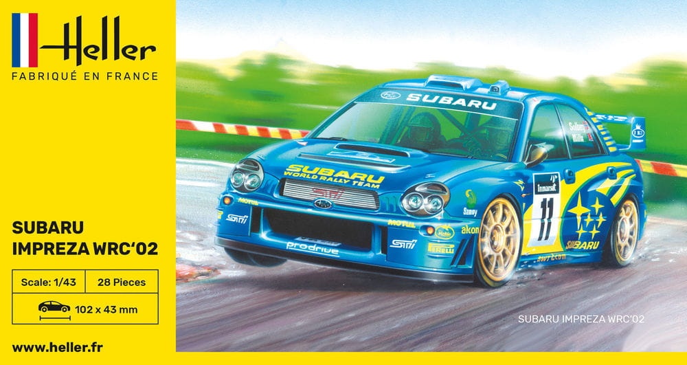 Zdjęcie główne produktu Subaru Impreza WRC '02 1:43 Heller 80199