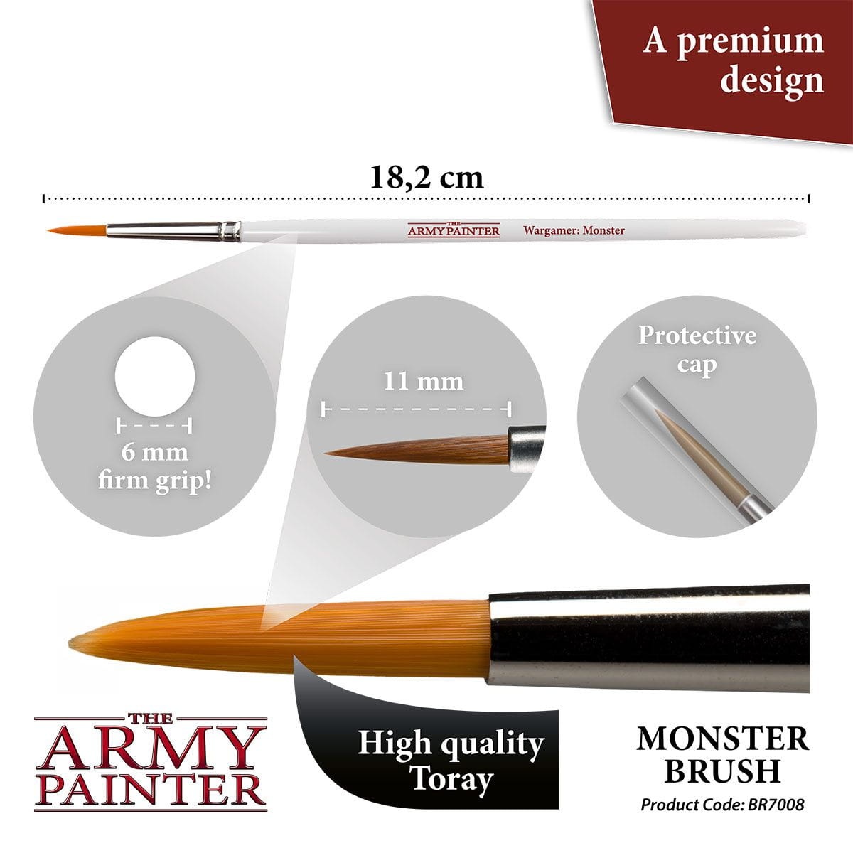 Zdjęcie dodatkowe produktu Pędzel Army Painter Wargamer: Monster