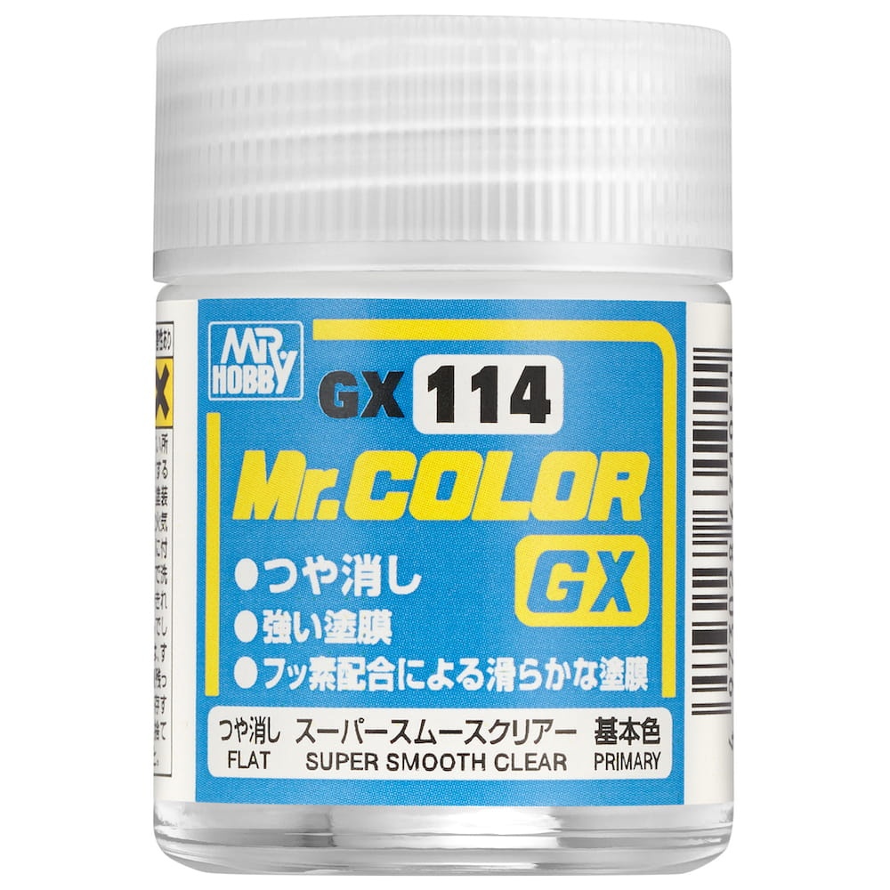 Zdjęcie główne produktu Mr. Color GX-114 Super Smooth Clear Flat 18ml GX114
