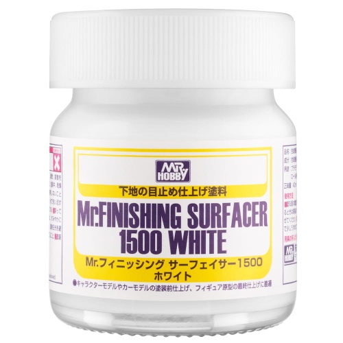 Mr. Hobby SF-291 Mr.Finishing Surfacer 1500 White 40ml podkład biały SF291