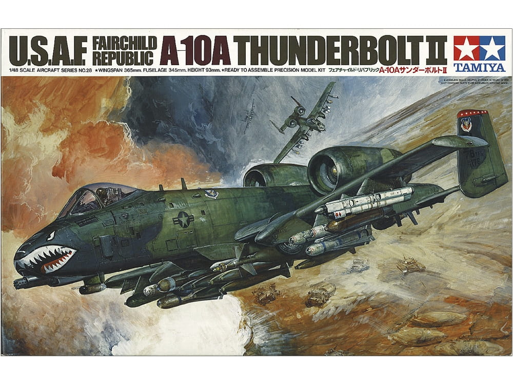 模型+プラモデル TAMIYA 1/48 FAIRCHILD REPUBLIC A10A A-10A Thunderbolt II (Fairchild Republic) 1:48 Tamiya 61028